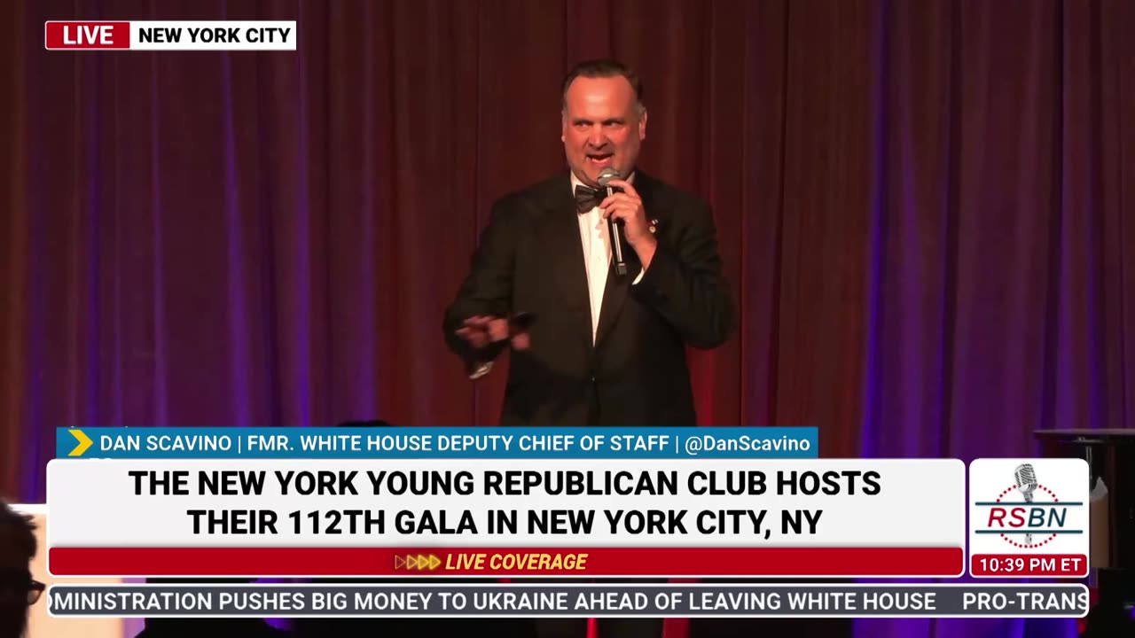 FULL SPEECH: Dan Scavino Speaks and Pres. Trump’s Phone Call at NYYRC 112th Annual Gala - 12/15/24