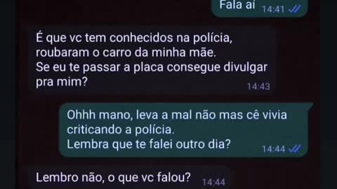 QUANDO PRECISAR DA POLICIA FAZ O L
