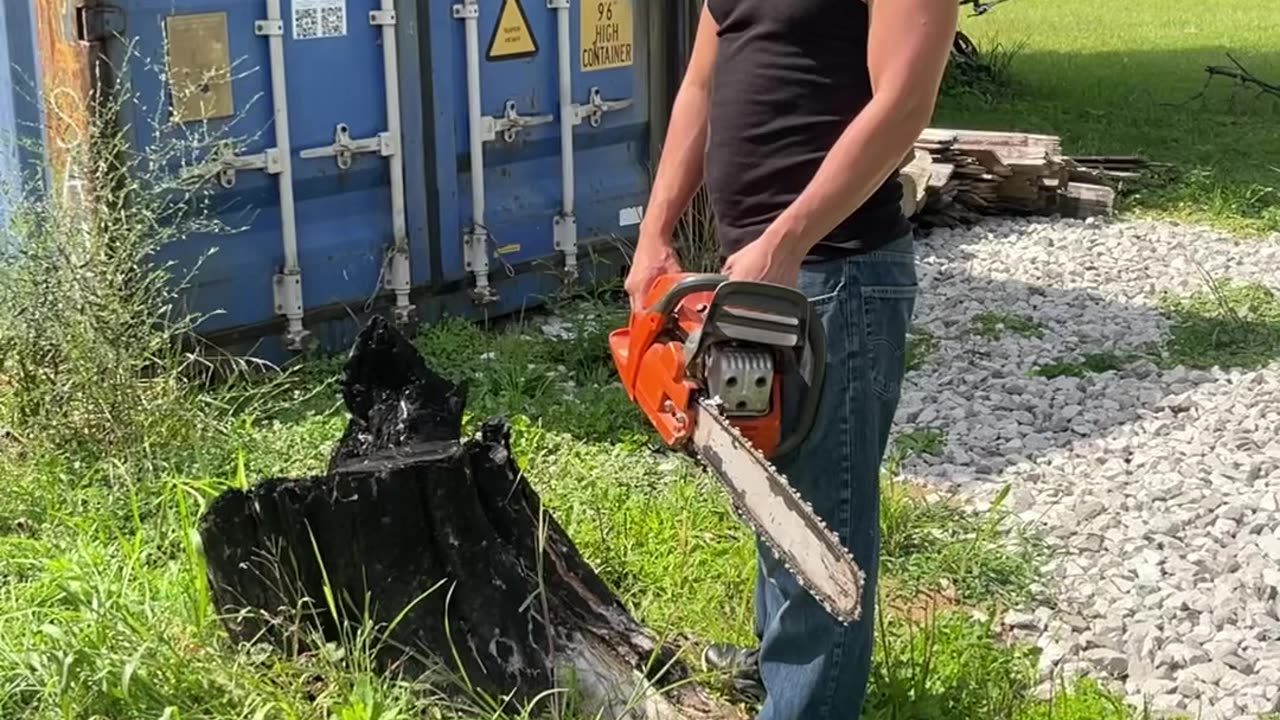 Burning it down with the AR15 Flamethrower