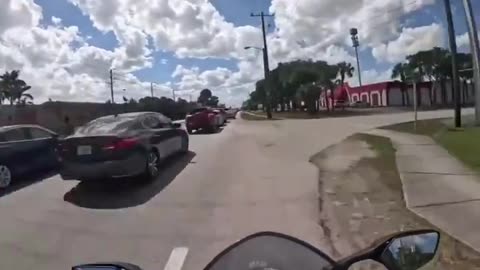 Motorbike Helmet cams give a unique perspective 🏍️ Who's to blame here?