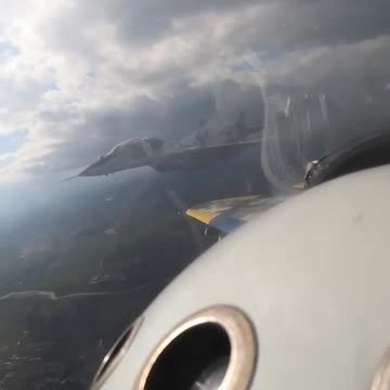 Footage from Ukrainian Fighter Pilots