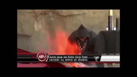 Victor Damian Rozo faz Ritual Satânico em Cartagena