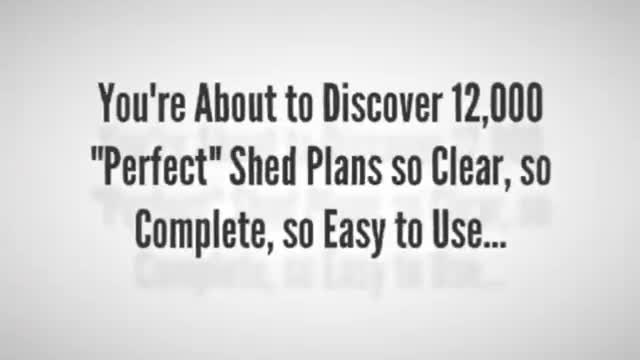 Shed Plans That You Must Know