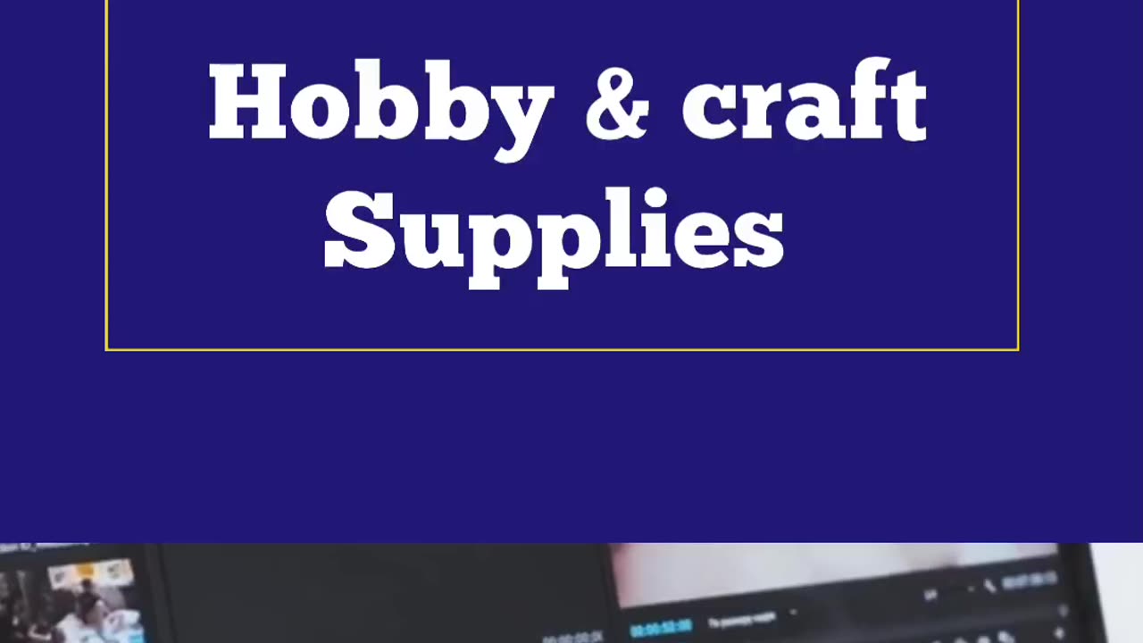 Hobby & Craft Supplies Niche