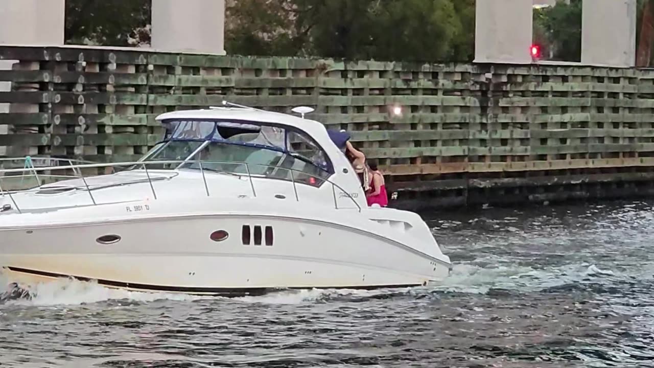 Ladies celebrating on the Miami River | Chit Flix