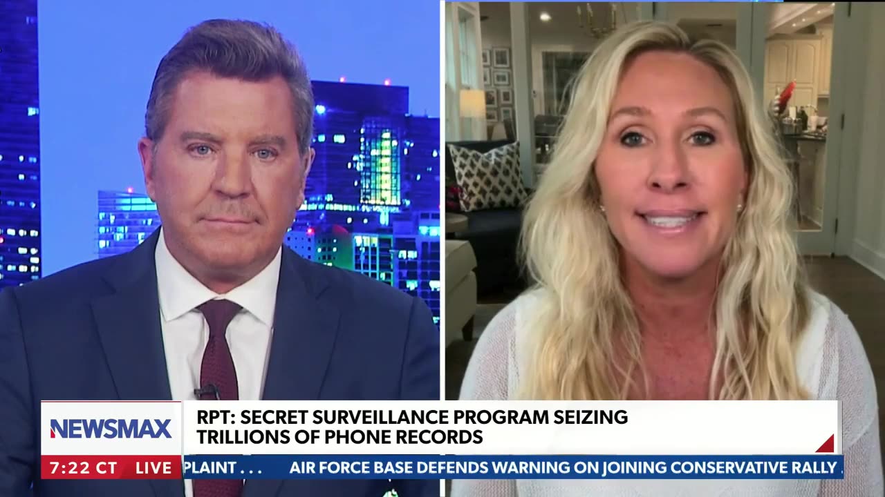 Secret Surveillance Program Seizing Trillions of Phone Records | Newsmax TV