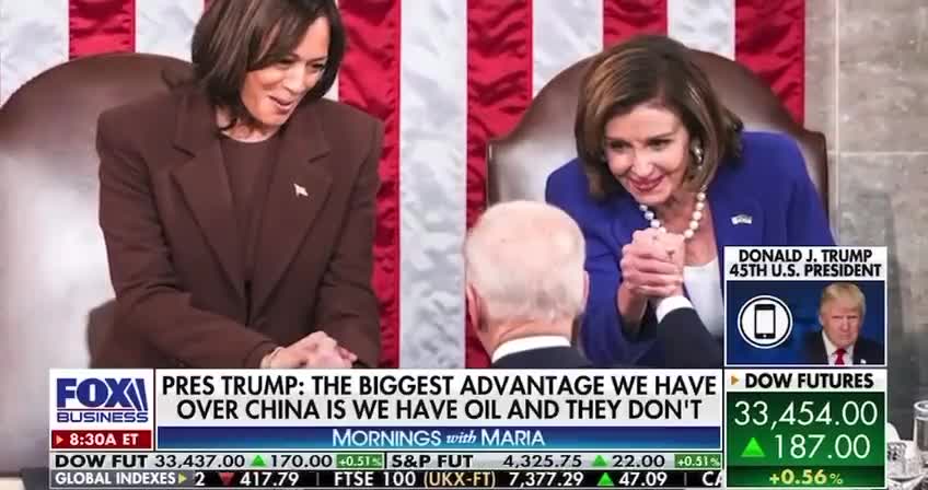 Donald Trump On Biden's SOTU with Maria Bartiromo