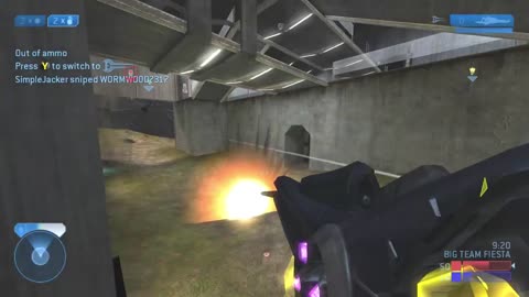Halo 2 Classic Big Team - Big Team Fiesta on Terminal Multiplayer Gameplay