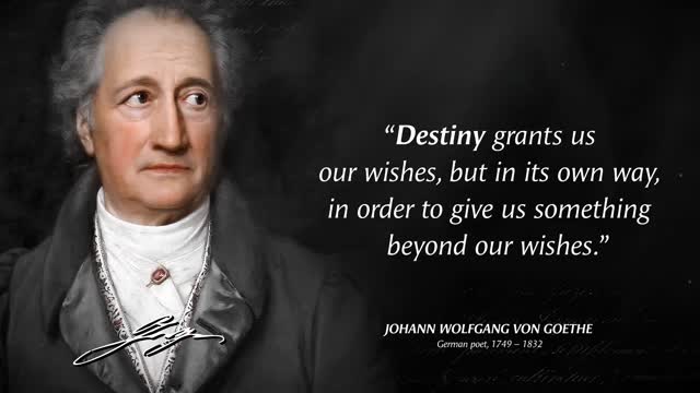 Johann Wolfgang von Goethe's Quotes which are better known in youth to not to Regret in Old Age