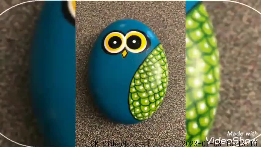 new and amazing owl stone painting ideas for bignners