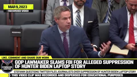 They [FBI] Did Know About Hunter Biden Laptop