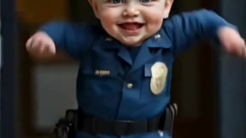 Watch: AI Creates Video of Boy Dancing in a Police Uniform! 👮‍♂️🕺