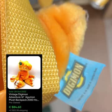 This Digimon bag is worth a lot of money!