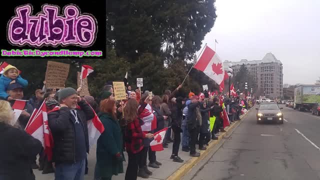 FREEDOM CONVOY CANADA Victoria B.C. Capital Building