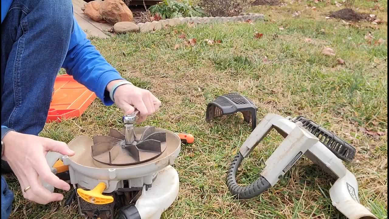 Replace Starter Pulley, Ryobi Leaf Blower/Vacuum