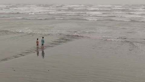 Beautiful View Of Sea Side.