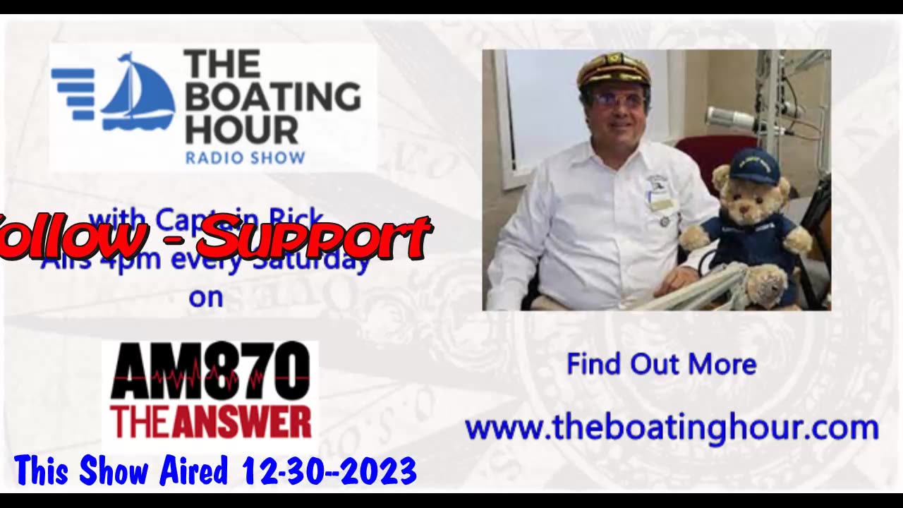 The Boating Hour with Captain Rick 12-30-2023