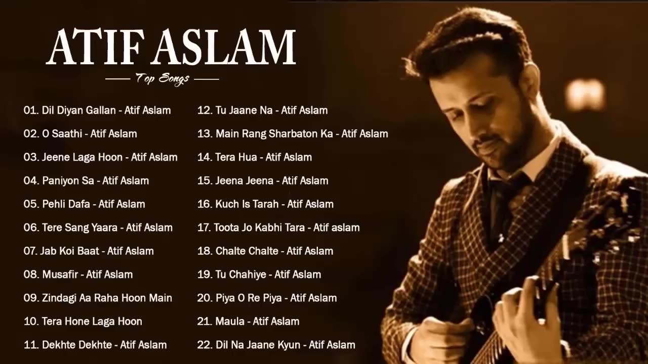 ATIF ASLAM Songs 2020 - Best Of Atif Aslam 2020 - Latest Bollywood Romantic Songs Hindi Song