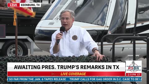 Greg Abbott Endorses Trump