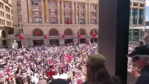 Huge Numbers in Perth, Australia against lockdowns and passports!!!