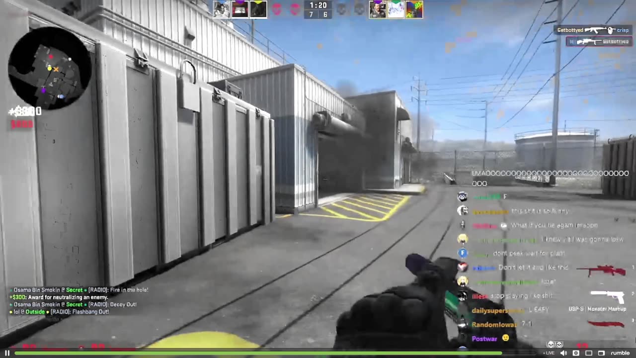 Leafyishere hits an ace in CSGO