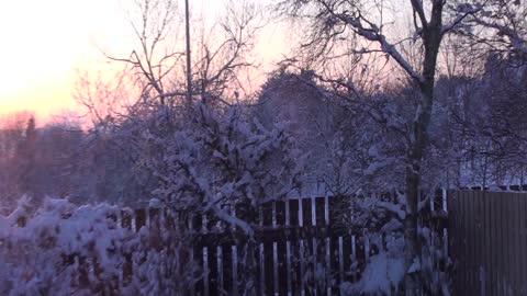 Dec 2010 winter snow and Sun Westhill Aberdeenshire