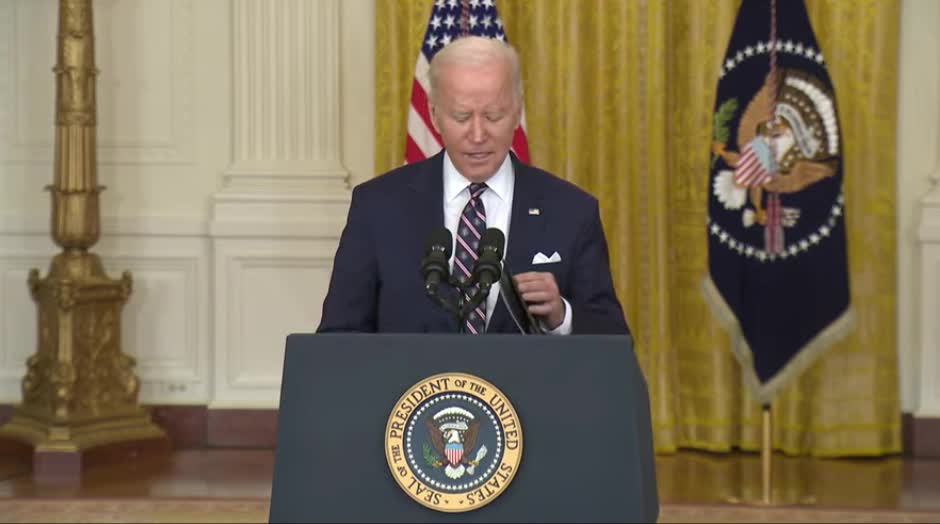 Bumbling Basement Beijing Biden, once again, shows the world just how he deals with the press.