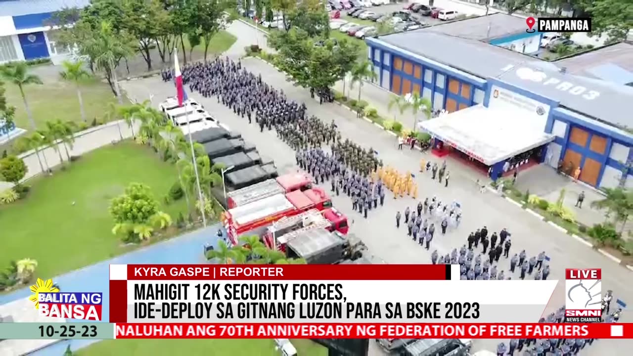 Mahigit 12K security forces, ide-deploy sa Gitnang Luzon para sa BSKE 2023