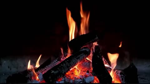 Good Piano Music whit Beautiful Fireplace! Relax