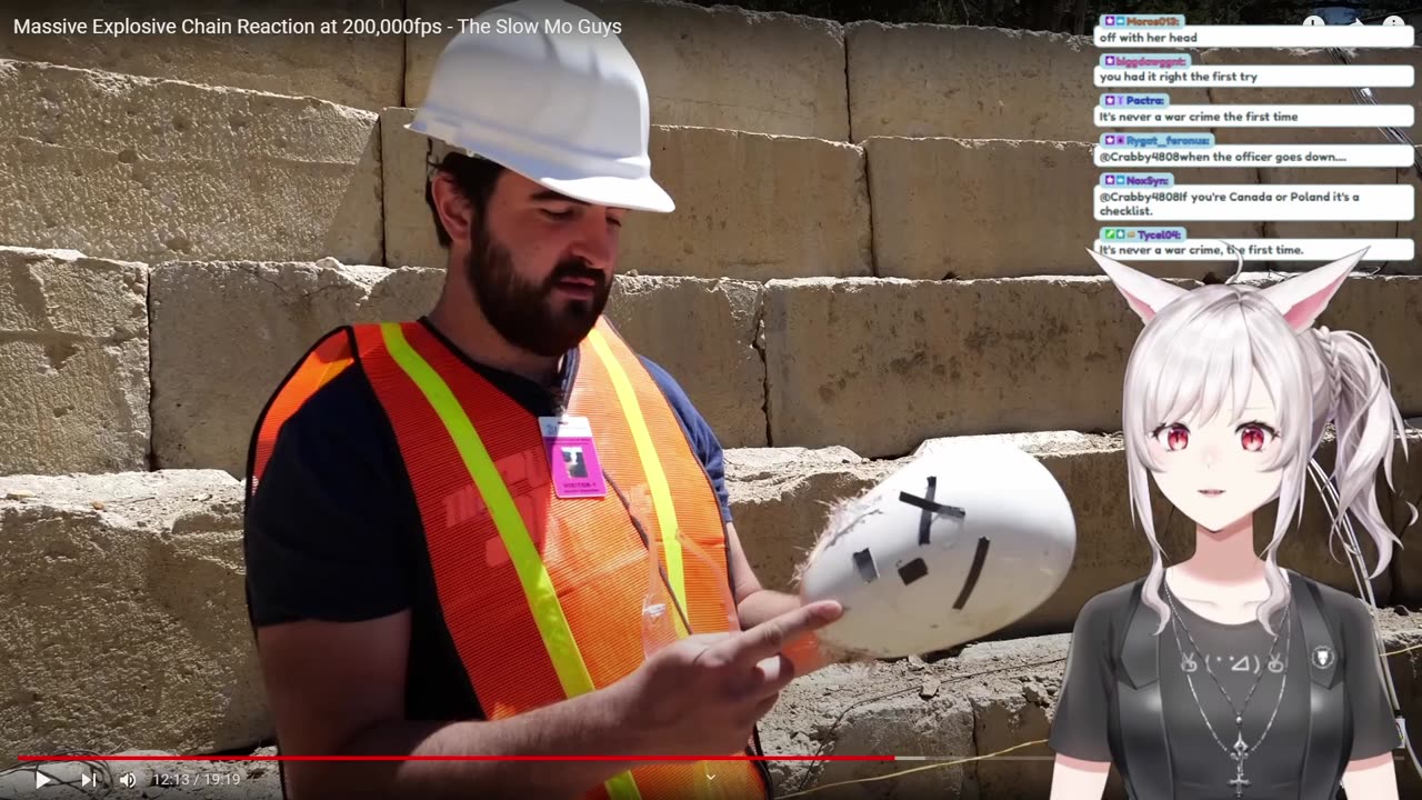 Massive Explosive Chain Reaction at 200,000fps || Slo-Mo Guys react