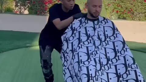 TOP G GETTING MILLIONAIRE HAIRCUT