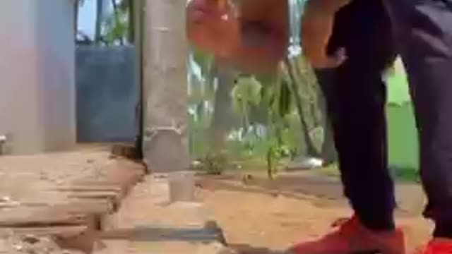 Man Performs Backflip Over Glass of Water While Dipping Carcker