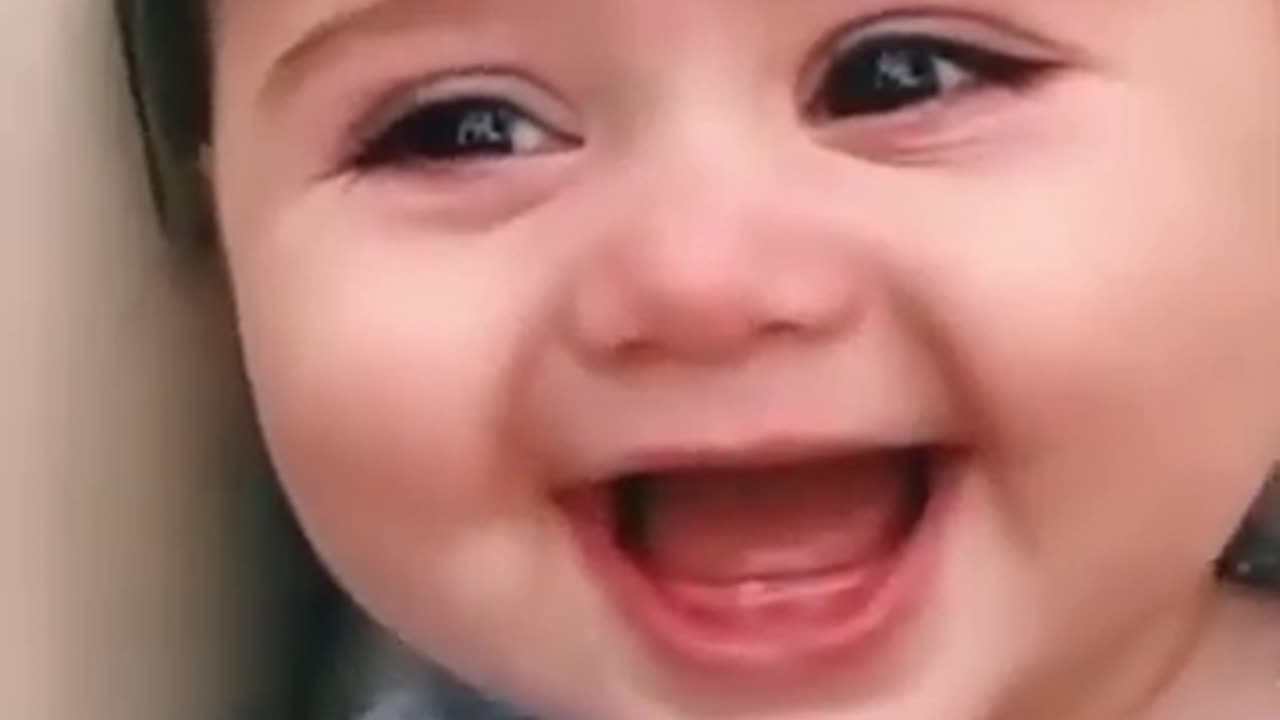 Cute baby funny