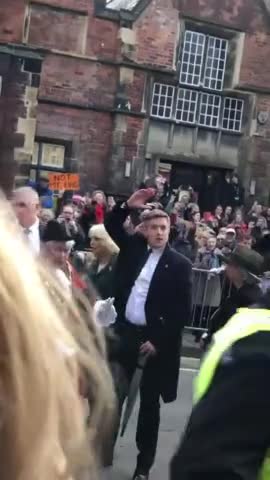 Protestor Decides To Throw Egg At King Charles
