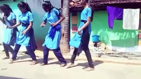 Village girls quite dance