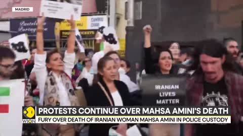 Iran: Protests continue over Mahsa Amini's death, Iranians in US and Spain express their support