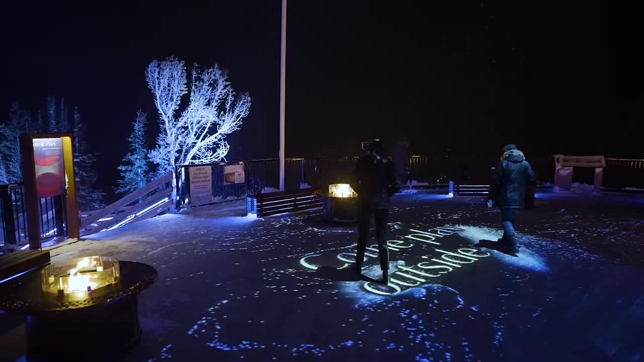 Nightrise: The Winter at the Banff Gondola