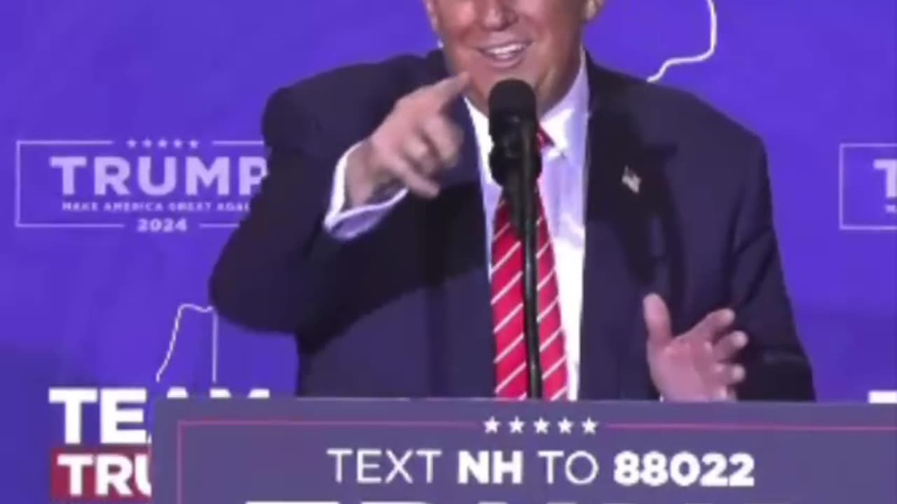 She’s (Hillary) is evil is shouted from audience