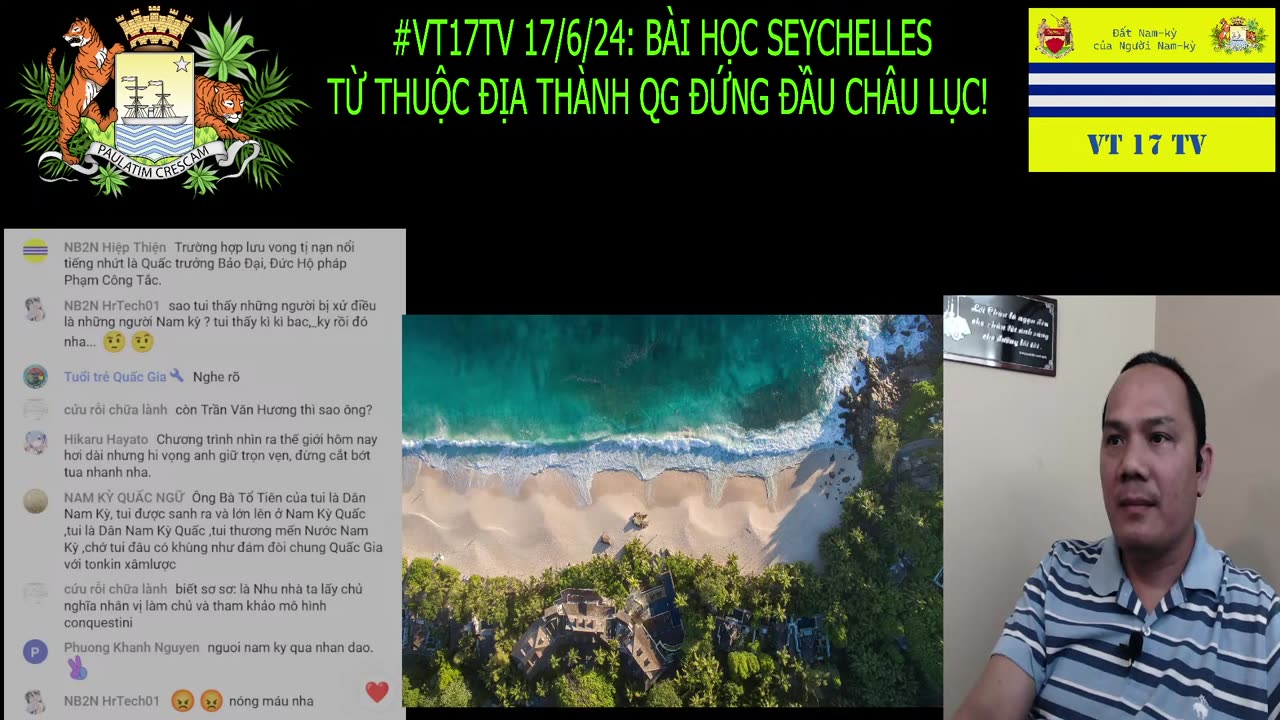 #VT17TV 17/6/2024: BÀI HỌC SEYCHELLES - TỪ "THUỘC ĐỊA" TRỞ THÀNH QG ĐỨNG ĐẦU CHÂU LỤC! @VT17TV