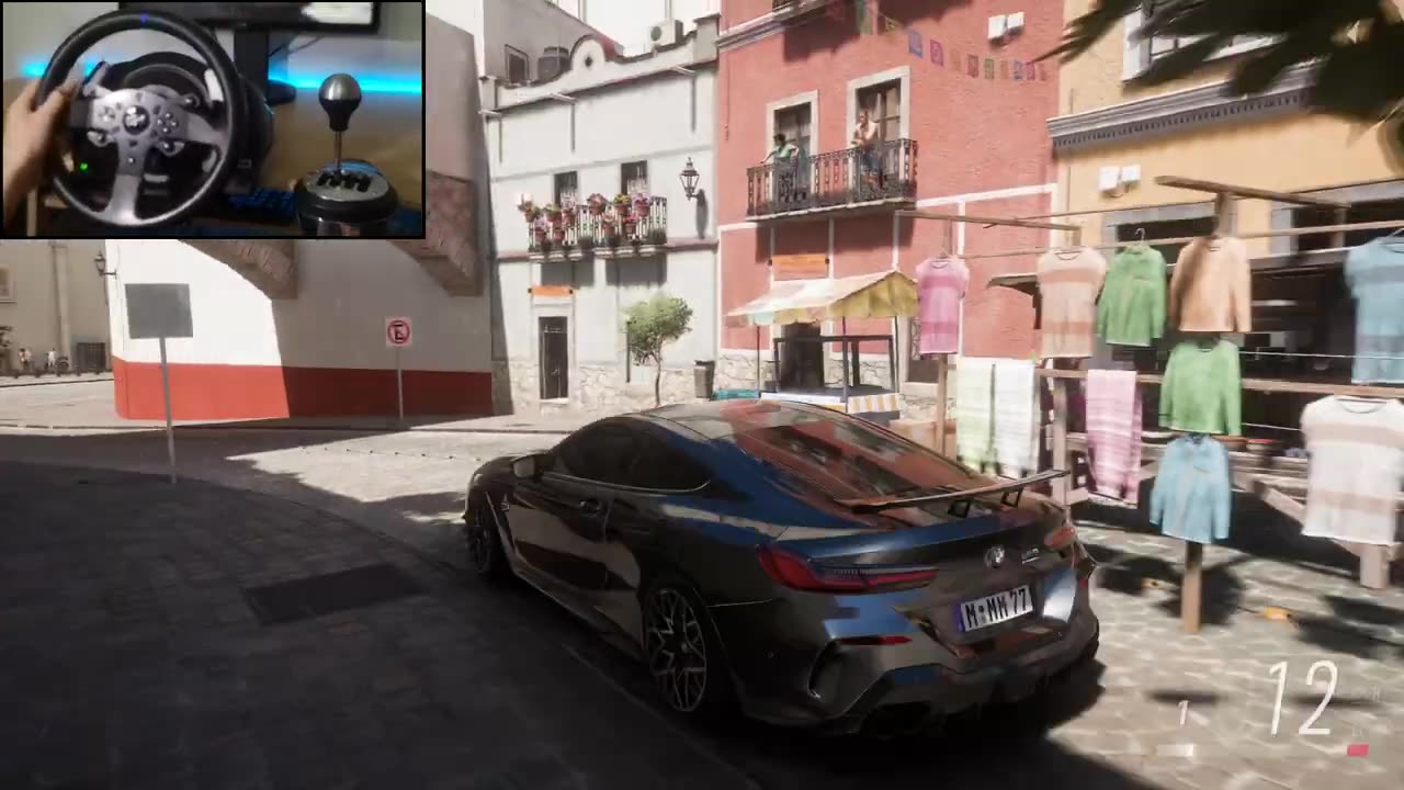 BMW M8 Competition Coupé - Forza Horizon 5 _ SteeringGameplay Wheel