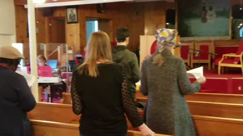 All sang Praise to the Lord