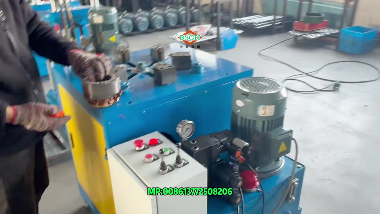 Split-type Motor Cutting and Pulling machine for UK client