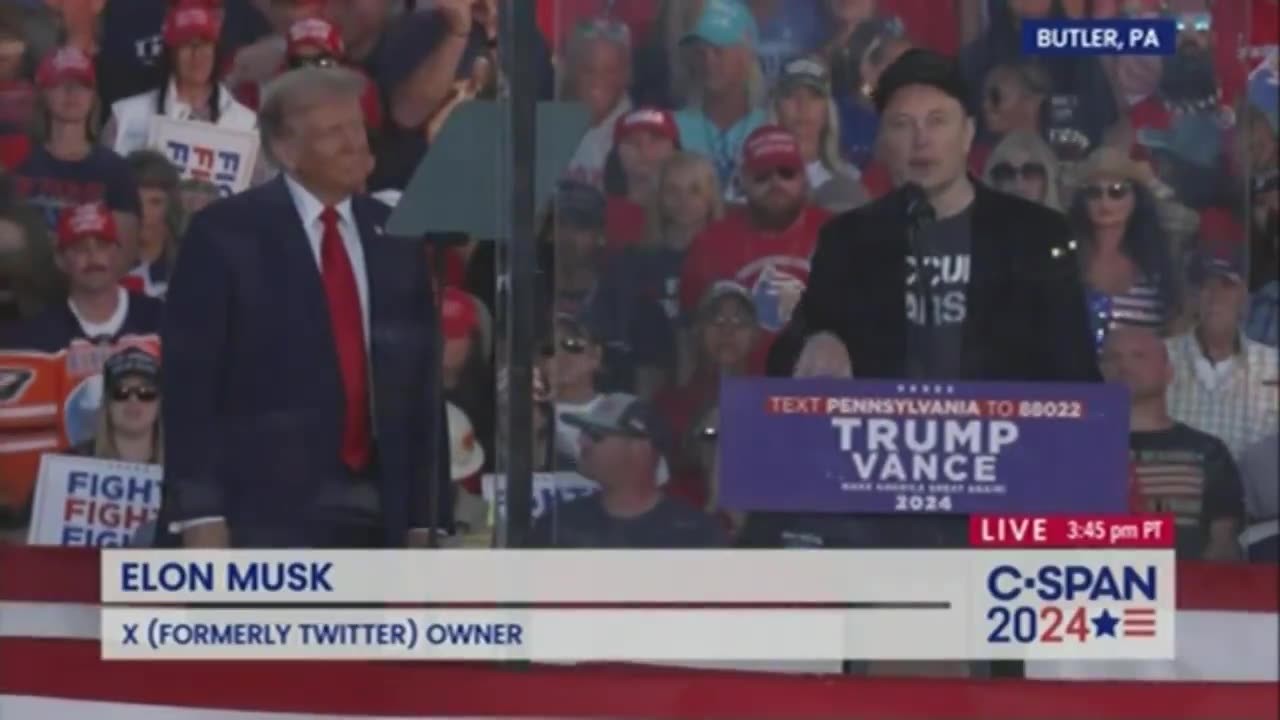 Elon Musk: President Trump must win to preserve the constitution. He must win to preserve democracy