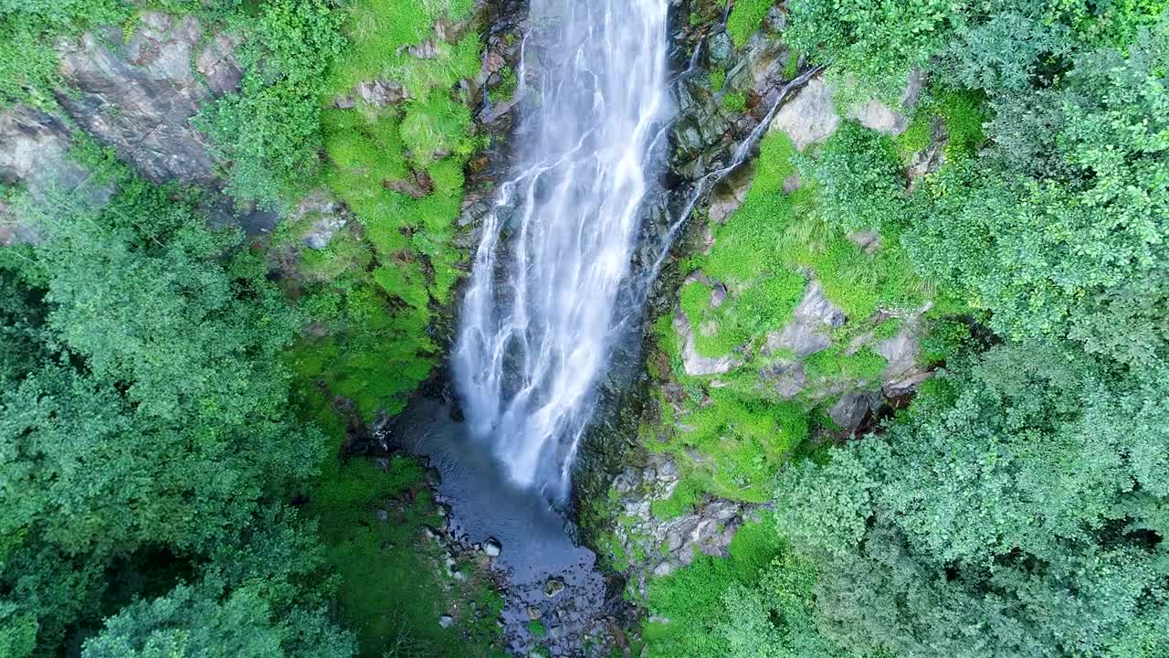 waterfall from the air FREE STOCK VIDEOS, NO COPYRIGHT VIDEOS, FREE NATURE VIDEOS #freestockvideo