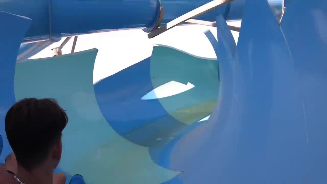 Waterslides at Laguna Waterpark in Dubai