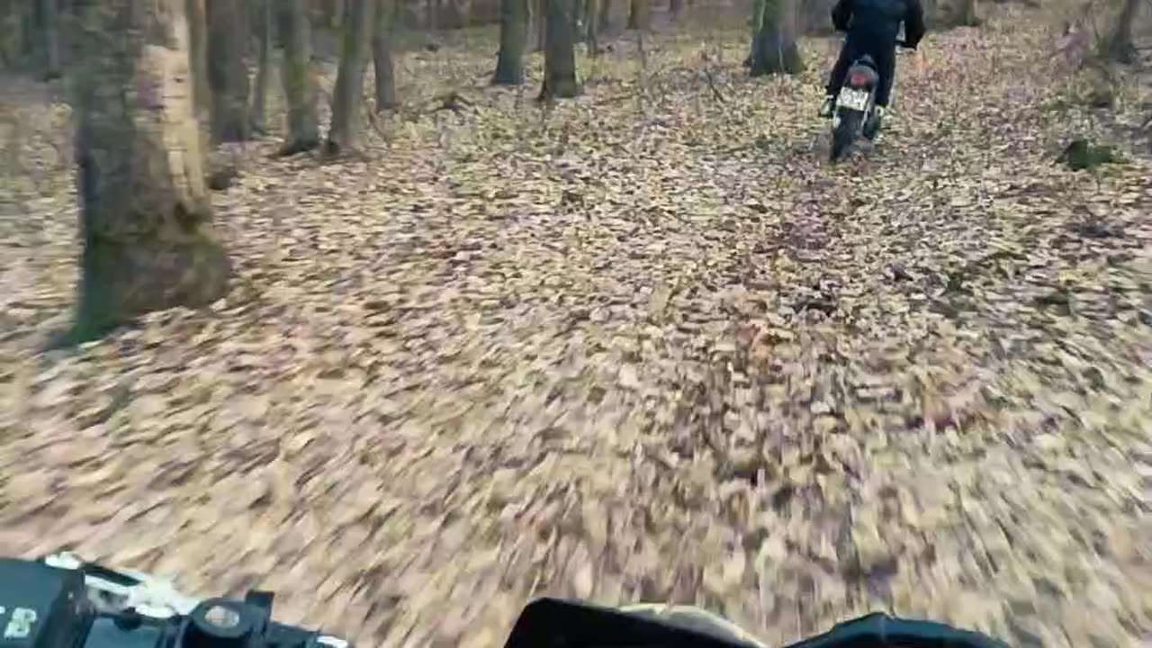 Pov ride on the motorcycle