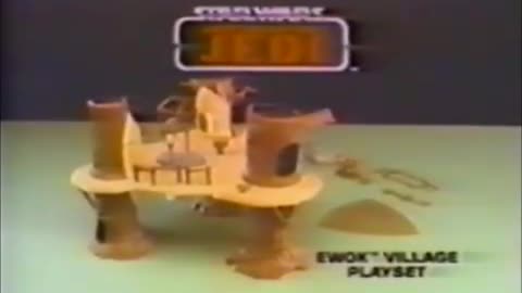 Star Wars 1983 TV Vintage Toy Commercial - Return of the Jedi Ewok Village Playset