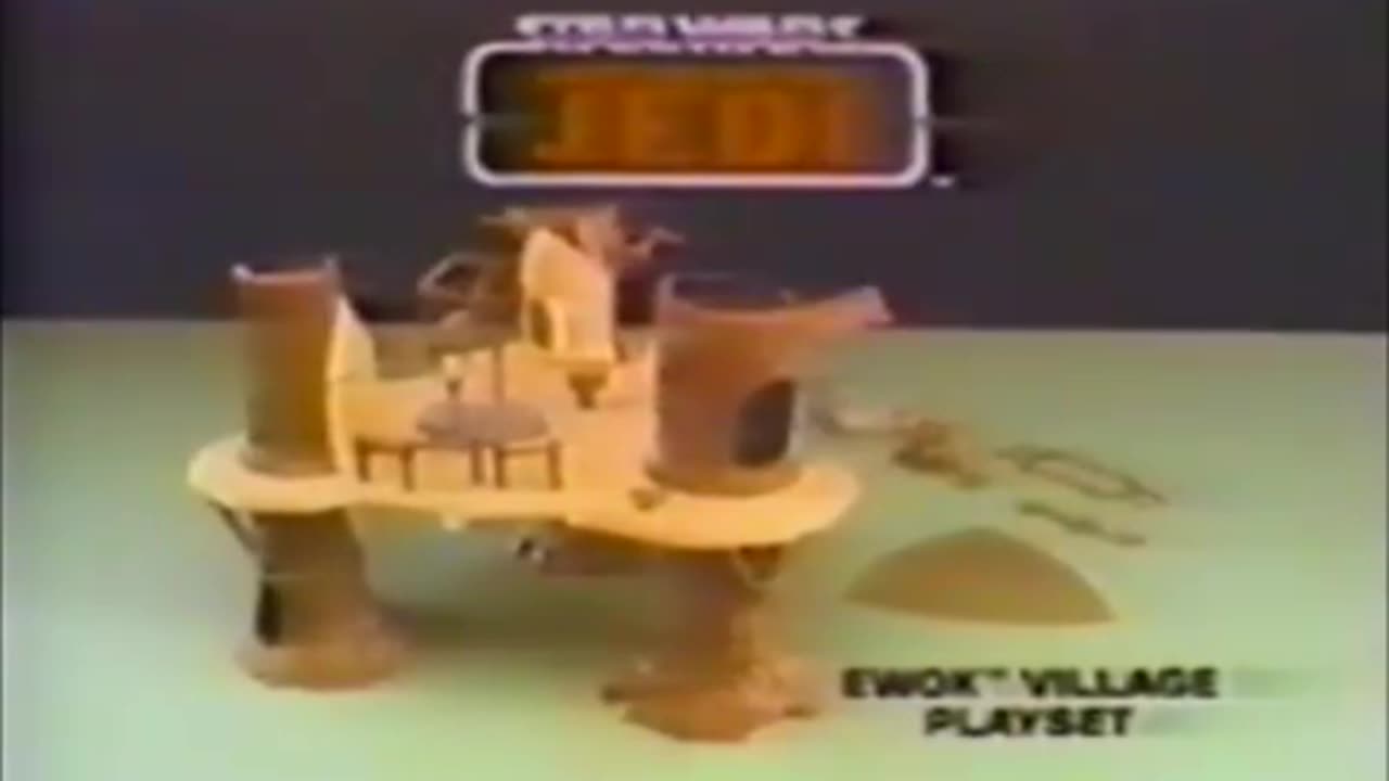 Star Wars 1983 TV Vintage Toy Commercial - Return of the Jedi Ewok Village Playset