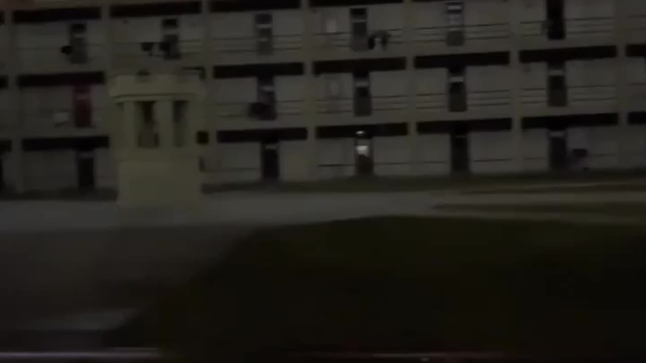 The Barracks at the Virginia Military Institute When Trump Was Announced as the Election Winner