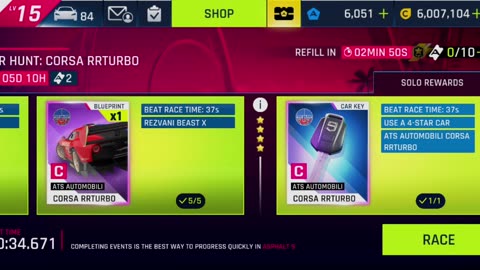 Asphalt 9: Legends - ATS Automobili Corsa RRTurbo Unlocked Car, Customize and Test Drive